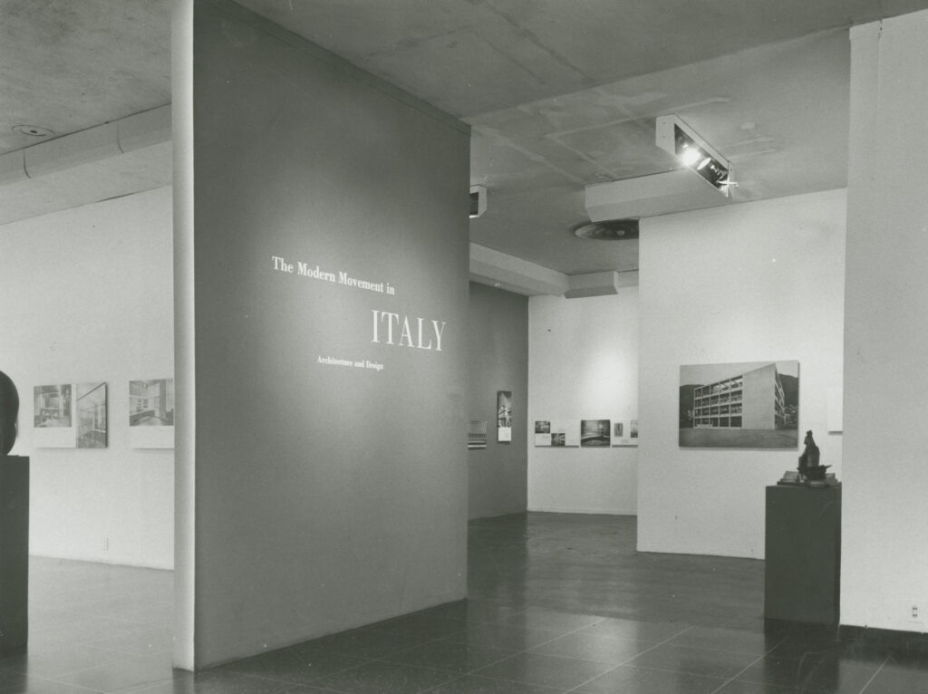 moma: the modern movement in italy, 1954